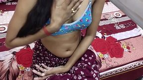 Hairy Indian babe fingered and fucked doggystyle in hostel vid