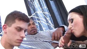 Black and Inked: Lulu's Big Cock Threesome Fantasy