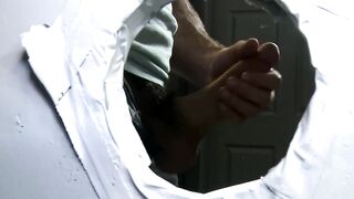 HOT HUNKS - Gloryhole Surprise Fucking Session