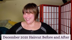 December 2025 Haircut Before and After