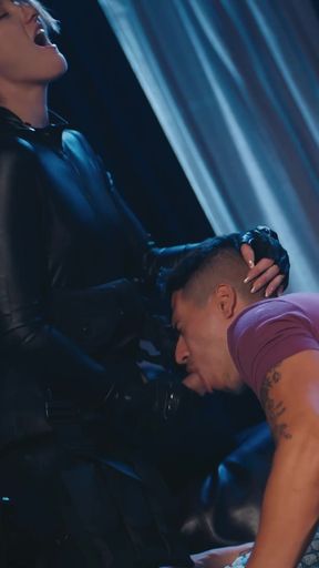 Tomb Raider Futa Cosplay - Ts Blonde Turns Male Into Her Sex Slave