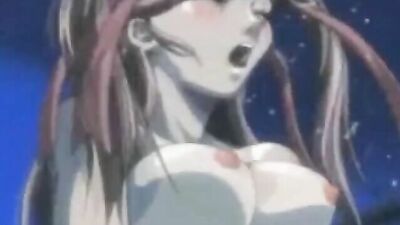 Watch this hentai babe with pigtails get fucked hard on the rooftop