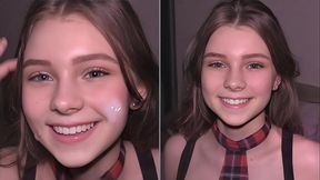 18 Yo Cutie Serves As Submissive Cumdumpster