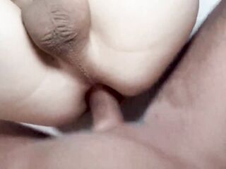 SURPRISE T-GIRL CUTIE ANAL FUCKED hot ass screw with pretty skinny TS