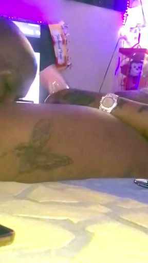 Jaw-dropping moment from &quot;Very hot BBC TS Tugs A Huge Load for her black thug.&quot;