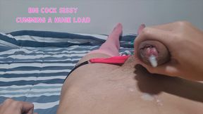 Big Cock Sissy Cumming a Huge Load