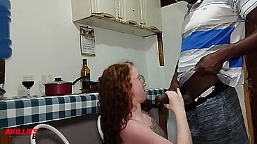 Sai do trabalho mais cedo pra jantar mas comi foi a buceta rosadinha da minha mulher - Lorrany Exotica