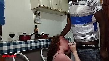 Sai do trabalho mais cedo pra jantar mas comi foi a buceta rosadinha da minha mulher - Lorrany Exotica