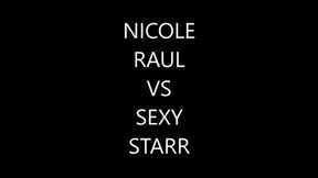 TOPLESS CATFIGHT: Nicole vs Sexy Starr 720p