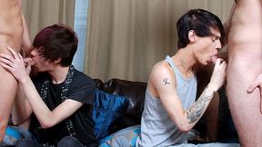 Fraser Jacs & Jaye Elektra Get Wild with Skye Romeo - Gay XXX Hot Gay Action