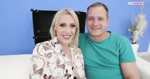 Blonde bitch fucks in front of her friend's eyes