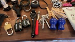 Hot Fetish Session with Dominant Babes and Submissive Stud