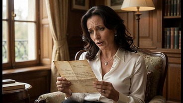 Latin mature woman fucks her stepson after reading her husband's will- AI PORN