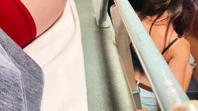 Stranger woman seduces me on the train
