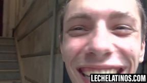 LecheLatinos.com - Sensual guy ass drilled from two strangers