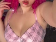 Sexy Pink Y2K Anime Egirl