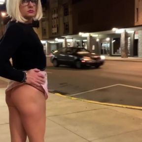 Hot Little Sidewalk Slut! Quick Clip Public Panties Sissy Cd