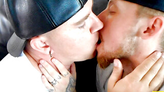 Hot Gay Kissing With JC  Leo - JC Dickerson  Leo Blue 4