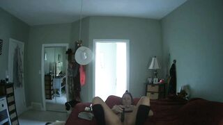 Secret Camera Catches Wifey Watching Porn with Ebony Vibrator