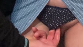 Hot Juicy Pussy Fingered in Subway by Total Stranger