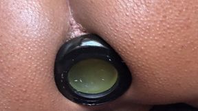 Slamming my big butt plug