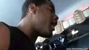 Hot amateur wife takes BBC deepthroat and gets anal fucked