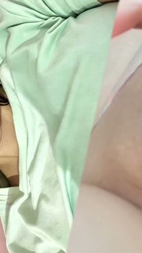 Cashier is seen masturbating that big tits   Clip 3