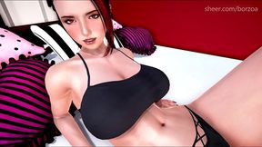 horny velle shoves dildo up her wet pussy and begs boris to fuck her tight ass [mythic manor - velle part 4]