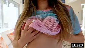 Athena Faris Gets Her Wet Cunt Filled With Cum
