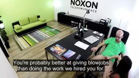 Teen secretary gets devoured by her ruthless boss on her desk in a wild office anal&#x1F44C; romp