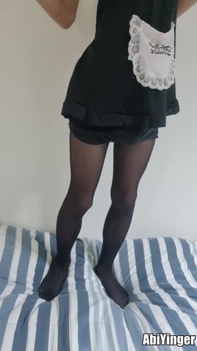 sissy maid dancing