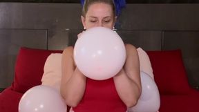 Light Pink Balloon Inflation