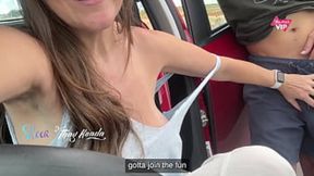Public humiliation &mdash;  raw passion &mdash;  street fuck and messy creampie