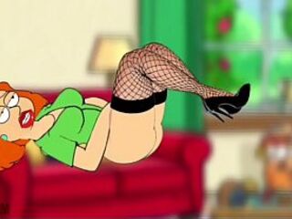 Bitch Wife Oral-job to Neighbour and Doesn't Notice Spouse Returns from Work. Wife BBC. Cuckold Spouse. Toon