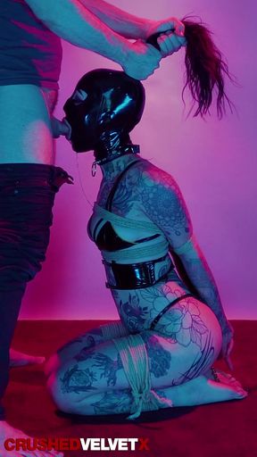 Amateur GF uses cinder for a kinky cock sleeve