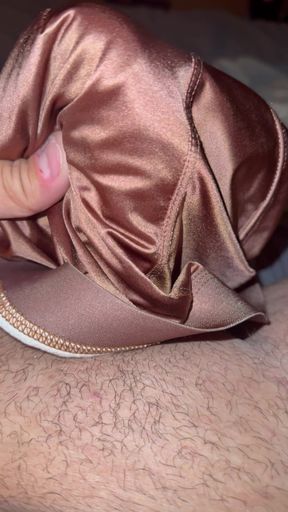 Brown Satin Panties