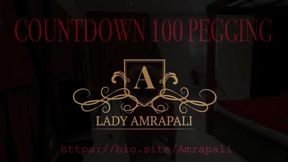 COUNTDOWN 100 PEGGING Total lenghts 5:47 minutes  Pegging - Strap On - Strapon - Bdsm - Slave - Anal - Asshole fucked  LADY AMRAPALI  Herrin Mistress Domina Femdom