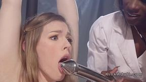 Ebony nurse anal fucks lesbian patient