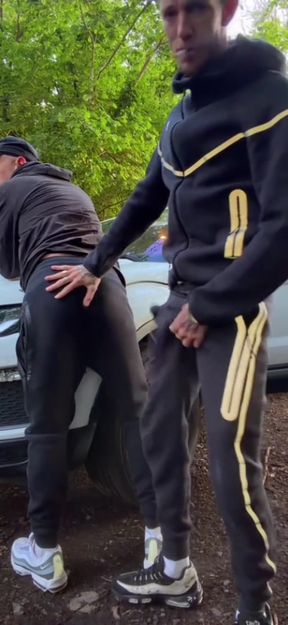 Horny Chav Fucks Sub Boy in Public