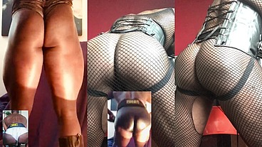 Muscle Butt Accentuating Squats & Posing