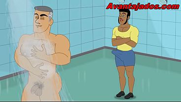Gay Desenho Animan na Academia
