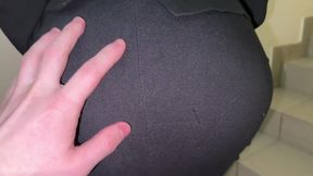 sex with a hot neighbor ended in a golden shower!