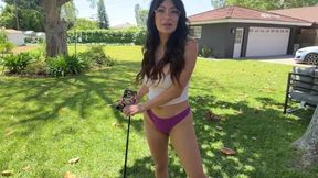 Caught My Big Ass Latina Neighbor Making Naked Tiktoks In Public?! Cami Strella X Max Fills