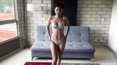 My 18 years old GF Loves getting dick so much she makes me come and I just keep fucking her - Ruby Walker