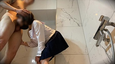 J◯と本番。溜まりに溜まった精子をJ◯のマンコの中にドロドロ流しました。