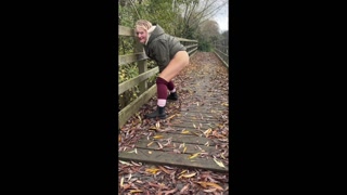 FAMILYXOXO STEP DAUGHTER Is PEEING in Public place whilst of COUNTRY WALK