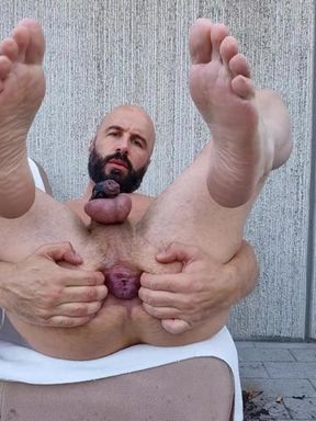 Self-fisting at an abandoned house