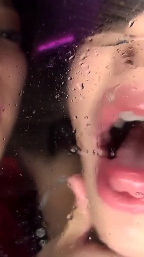 Ameri Hoshi Wrist-chained Under Ena Yuzuriha’s Clinical Command - Tongue, Spit, and Saliva