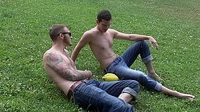 Injured Gay-for-pay Homie Needs Help Showering And Getting Off