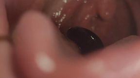 Kelsey Swallows A Gummy